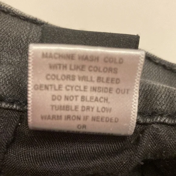 Flying Monkey- black low rise skinny-26 - Picture 5 of 12